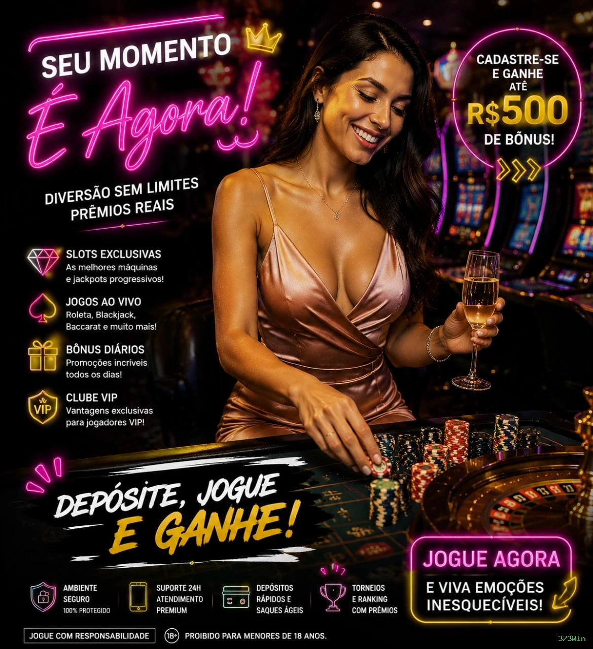 Cassino ao vivo 373Win dealers